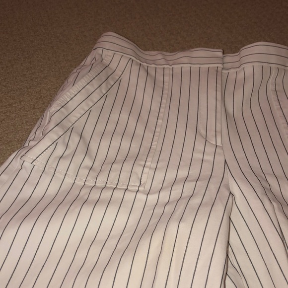Ann Taylor Flared Pinstripe Pants - Picture 3 of 7